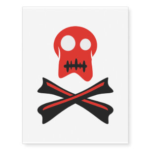 Cartoon pirate temporary tattoos