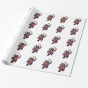 Cartoon Pirate With Peg Leg And Sword Wrapping Paper