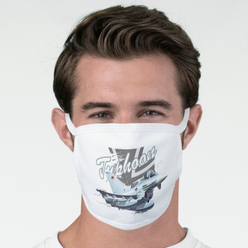 Cartoon plane face mask