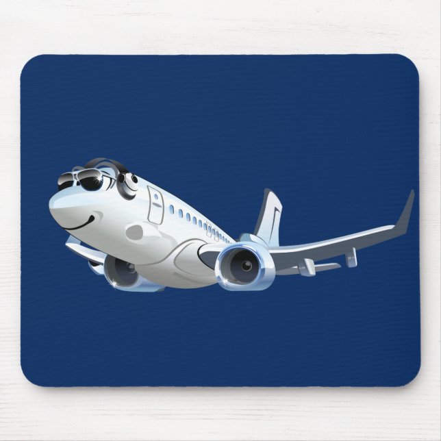 Cartoon plane mouse pad (Front)