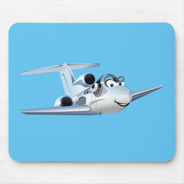 Cartoon plane mouse pad (Front)