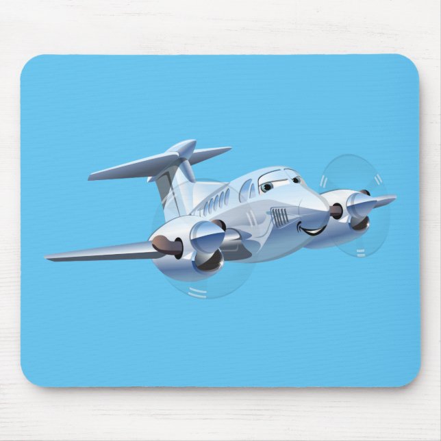 Cartoon plane mouse pad (Front)