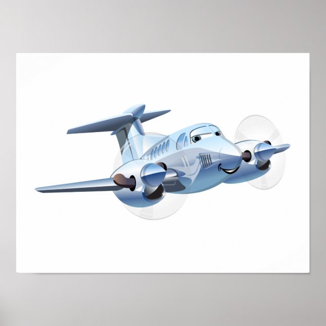 Cartoon plane poster (Front)