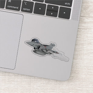 Cartoon plane sticker