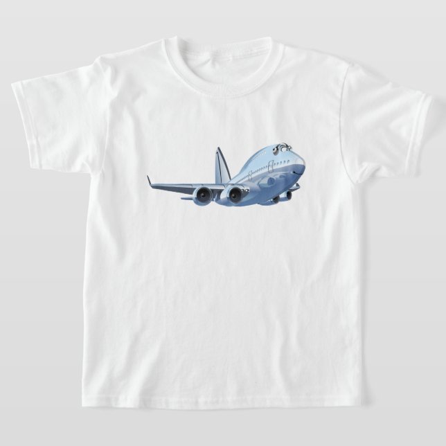 Cartoon plane T-Shirt (Laydown)