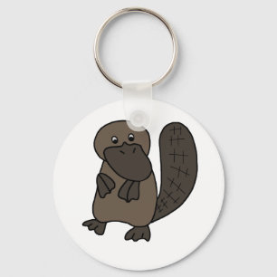 Cartoon Platypus Keychain