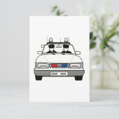 Cartoon Police Car (Standing Front)