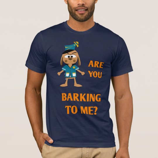 Cartoon police dog T-Shirt