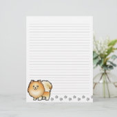 Cartoon Pomeranian (Standing Front)