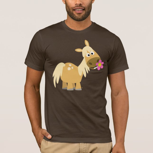 Cartoon Pony and Flower T-shirt (Front)
