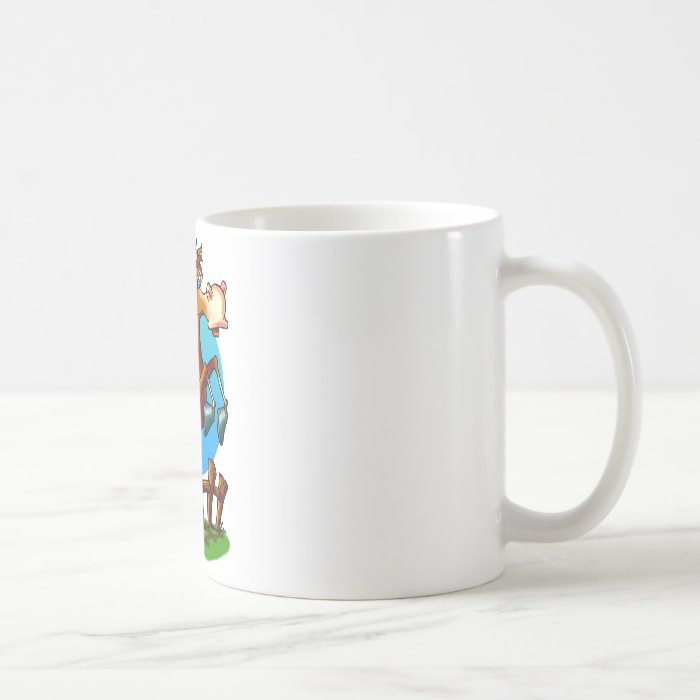 Cartoon Pony Jumping Mug