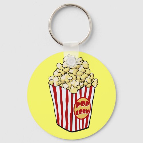 Cartoon Popcorn Bag Keychain