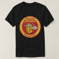 Cartoon Popcorn Bucket "Kernel Champion" Graphic