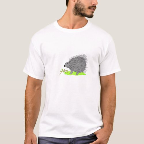 Cartoon Porcupine T_Shirt