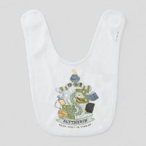 Cartoon Proud Slytherin Crest Baby Bib