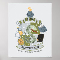 Cartoon Proud Slytherin Crest