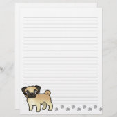 Cartoon Pug (Front/Back)