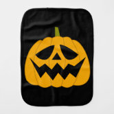 Little Pupkin Pumpkin & Dog Baby Burp Cloth