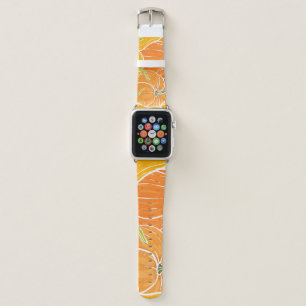 Cartoon pumpkin, cute autumn pattern. apple watch band