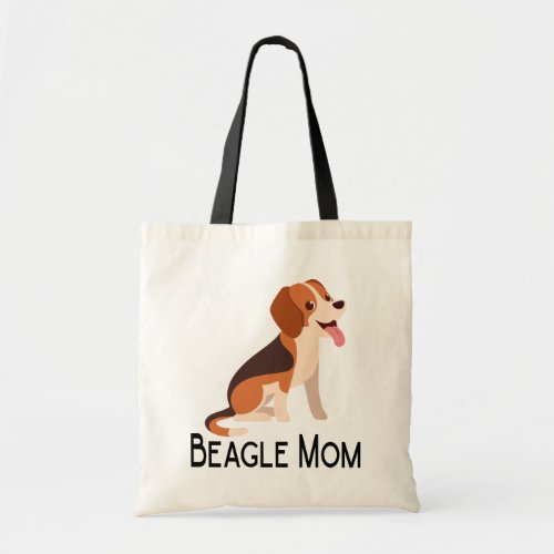 Cartoon Puppy Dog Mom Cute Beagle Tote Bag