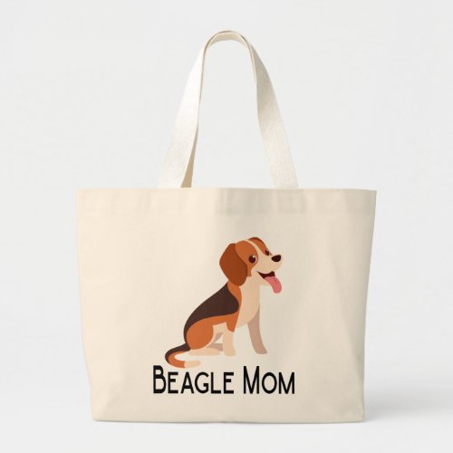 Cartoon Puppy Dog Mom Cute Beagle Tote Bag