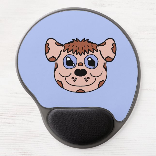 Cartoon Puppy head Gel Mouse Pad (Front)