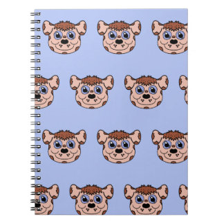 Cartoon Puppy head Notebook