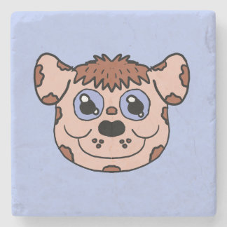 Cartoon Puppy head Stone Coaster