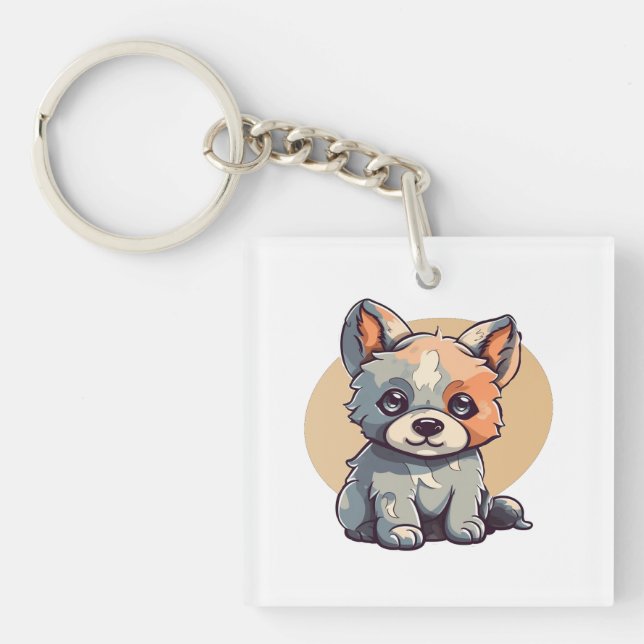 CARTOON PUPPY KEYCHAIN (Front)