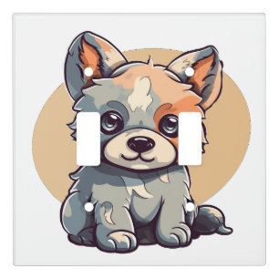CARTOON PUPPY LIGHT SWITCH COVER