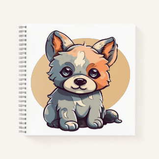 CARTOON PUPPY NOTEBOOK