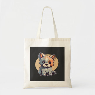 CARTOON PUPPY TOTE BAG