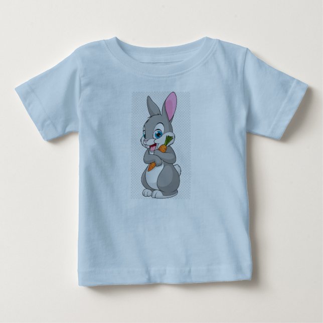Cartoon Quest Tee: Where Fun Comes to Life!" Baby T-Shirt (Front)