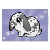 Cartoon Rabbit (floppy ear smooth hair) (Front Horizontal)