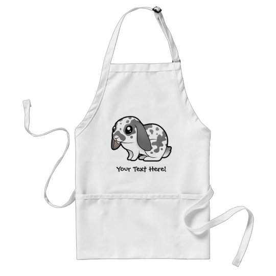 Cartoon Rabbit (floppy ear smooth hair) Adult Apron