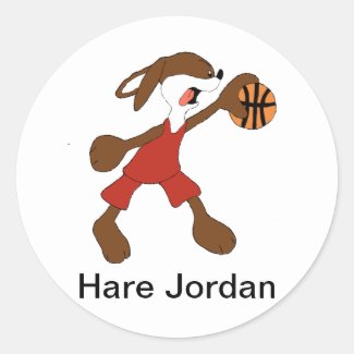 Cartoon Rabbit Michael Jordan Fan