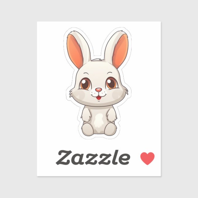Cartoon rabbit  sticker (Sheet)