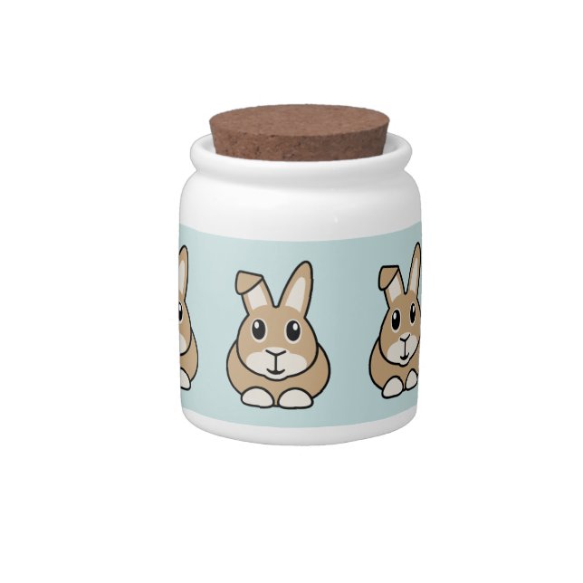 Cartoon Rabbit Storage Jar/Cannister Candy Jar (Right)