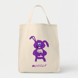 Cartoon Rabbit With Sugar Tote Bag