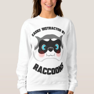 Cartoon Raccoon Animal Gift for Trash Panda Lover  Sweatshirt