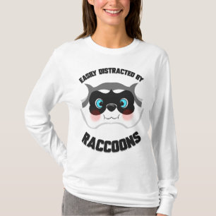 Cartoon Raccoon Animal Gift for Trash Panda Lover T-Shirt