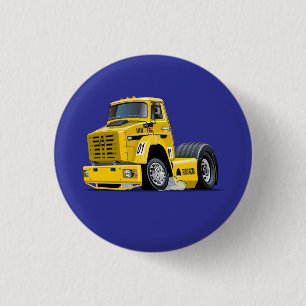 Cartoon Racing truck Button