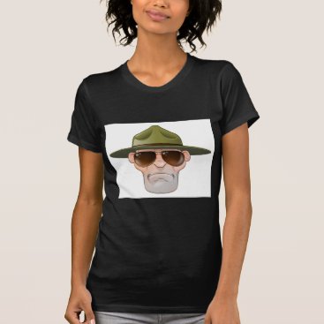 Cartoon Ranger or Drill Sergeant T-Shirt Cartoon Ranger or Drill Sergeant T-Shirt