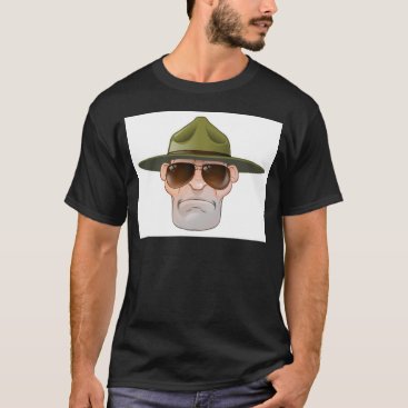 Cartoon Ranger or Drill Sergeant T-Shirt Cartoon Ranger or Drill Sergeant T-Shirt