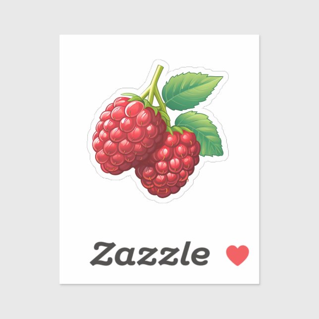 Cartoon raspberry sticker (Sheet)