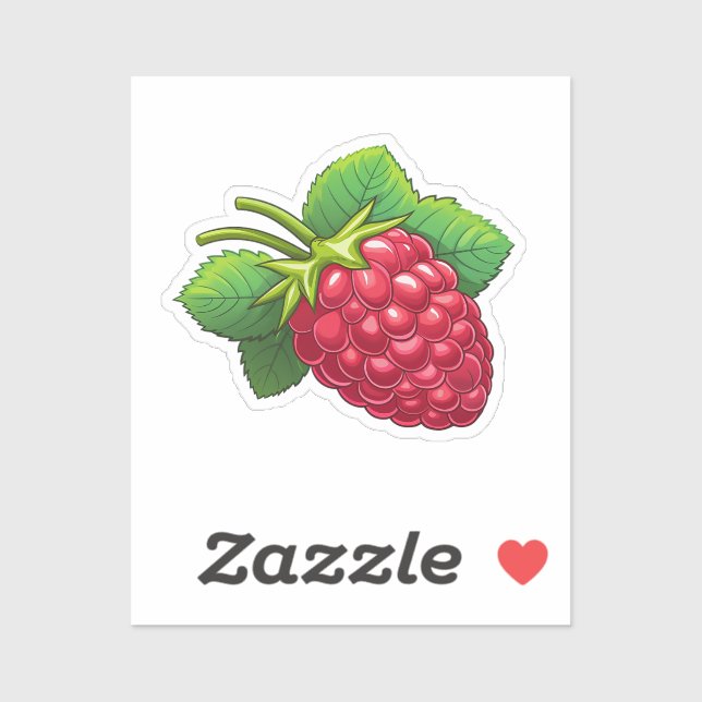 Cartoon raspberry sticker (Sheet)
