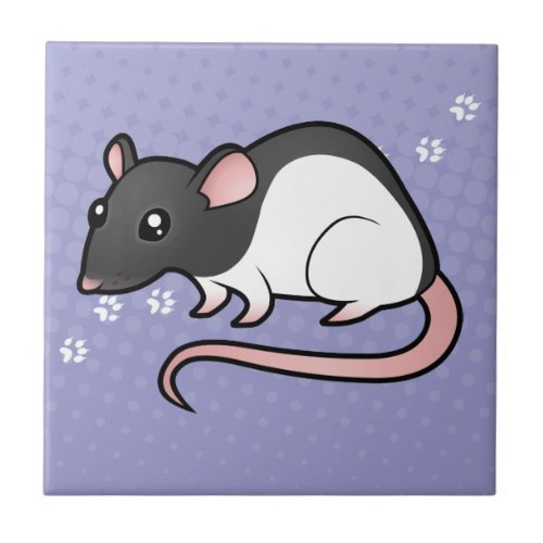 Cartoon Rat Ceramic Tile