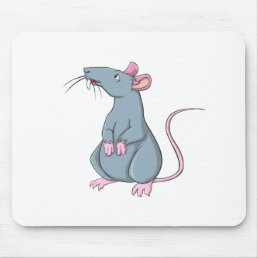 Cartoon Rat Mouse Pad