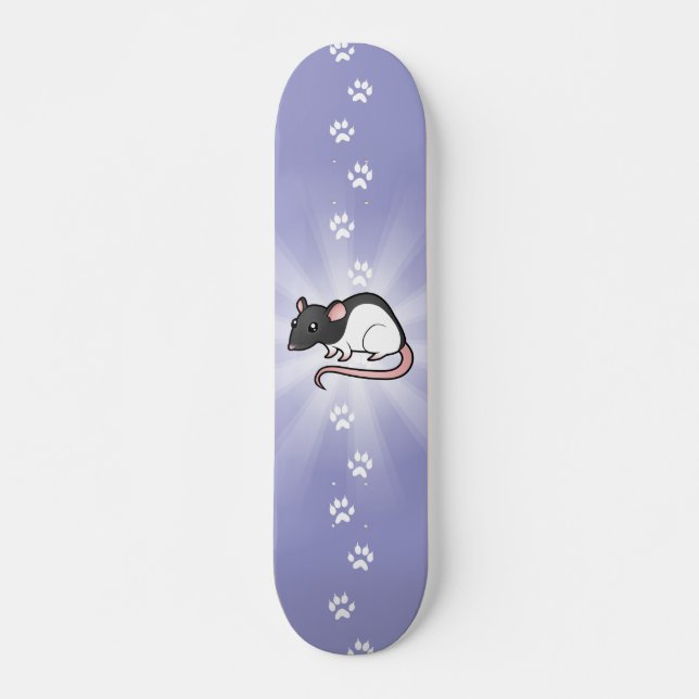Cartoon Rat Skateboard Deck (Front)