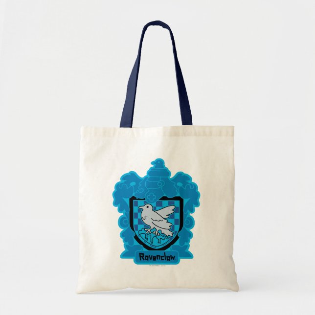 Cartoon Ravenclaw Crest Tote Bag (Front)